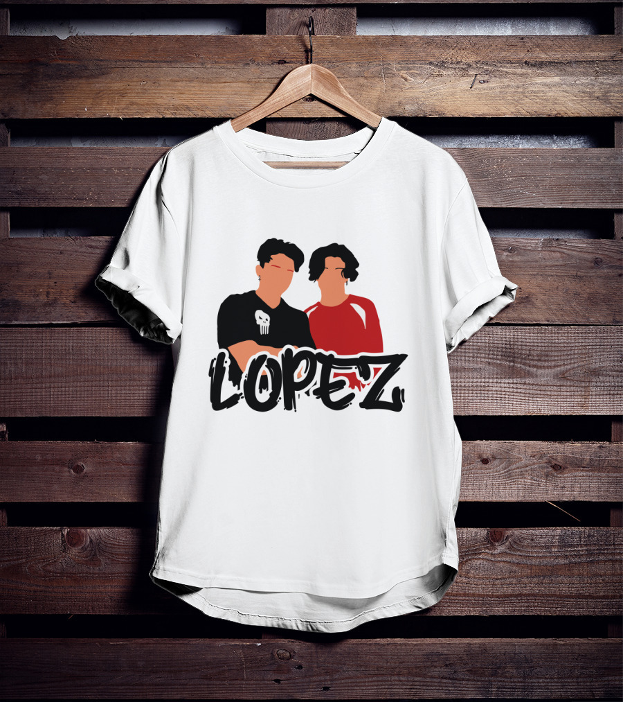 LOPEZ Punisher Skull Duo T-Shirt