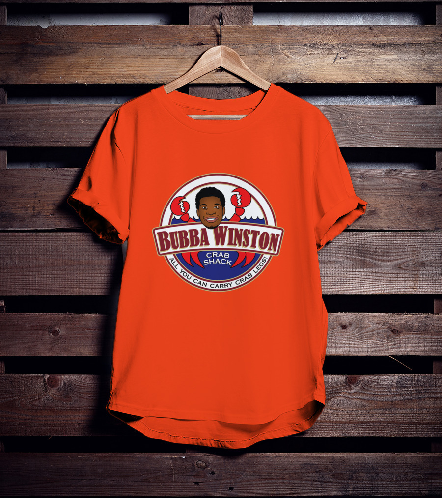 Bubba Winston Crab Shack All You Can Carry Crab Legs T-Shirt