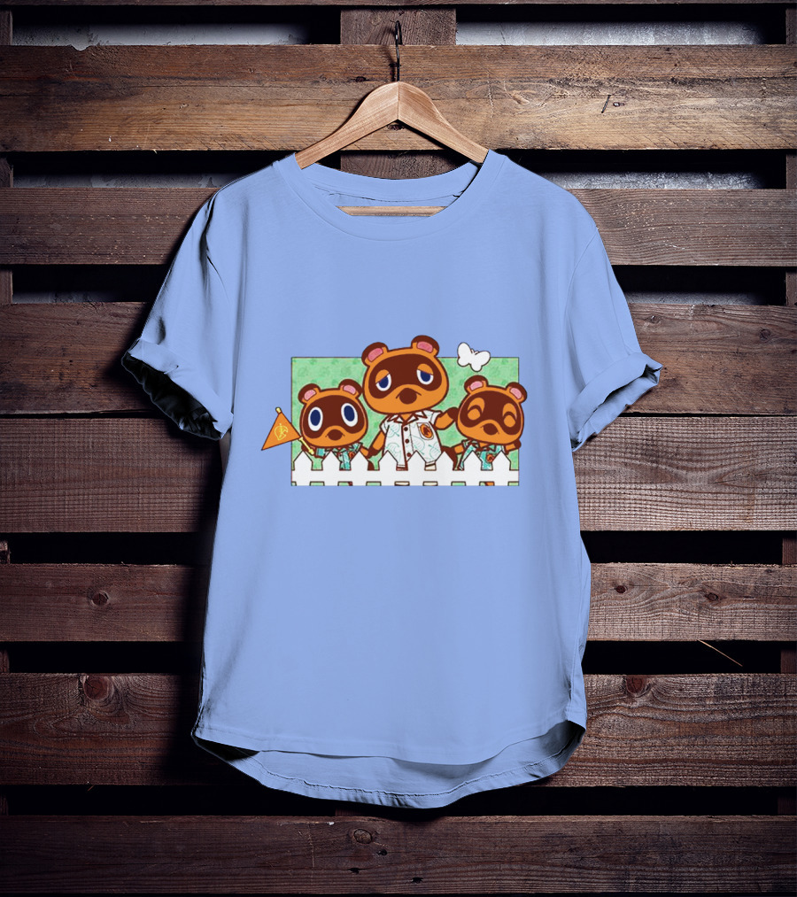 Animal Crossing New Horizons Tom Nook And Timmy And Tommy Trio Merch T-Shirt