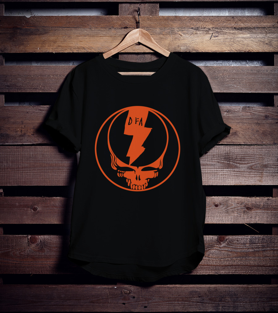 DFA Stealie Lightning Bolt Skull T-Shirt
