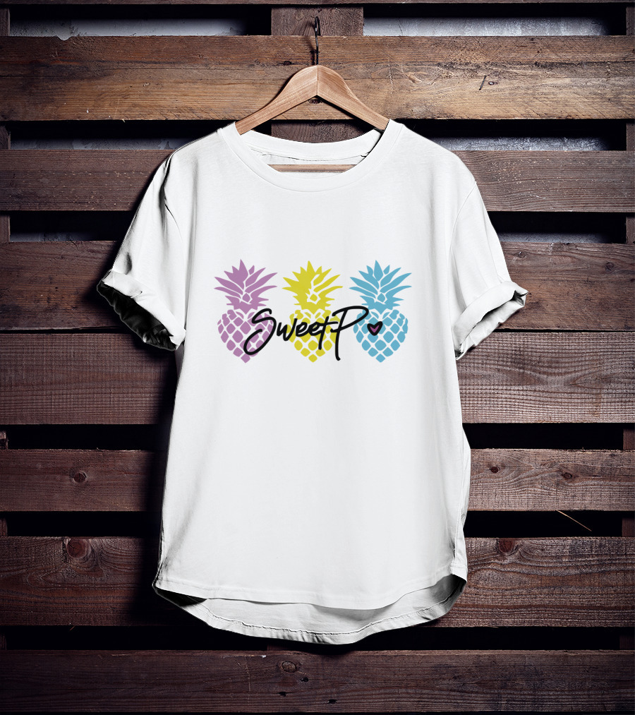 SweetP Pressley Hosbach Merch Pineapple Trio T-Shirt