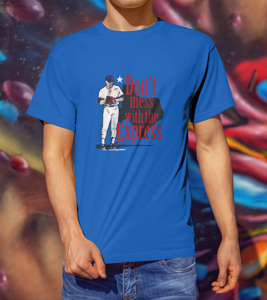 Don't Mess With The Express Bloody Nolan Ryan T-Shirt