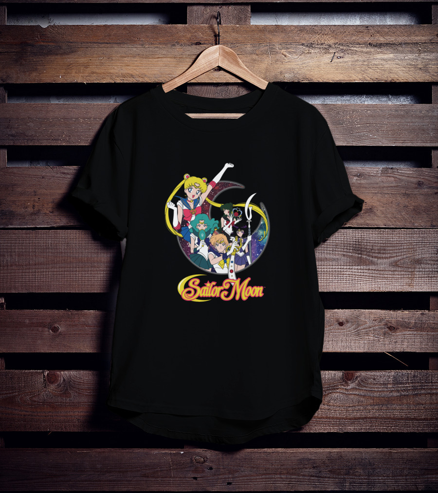 Sailor Moon Sailor Senshi Group Pose T-Shirt