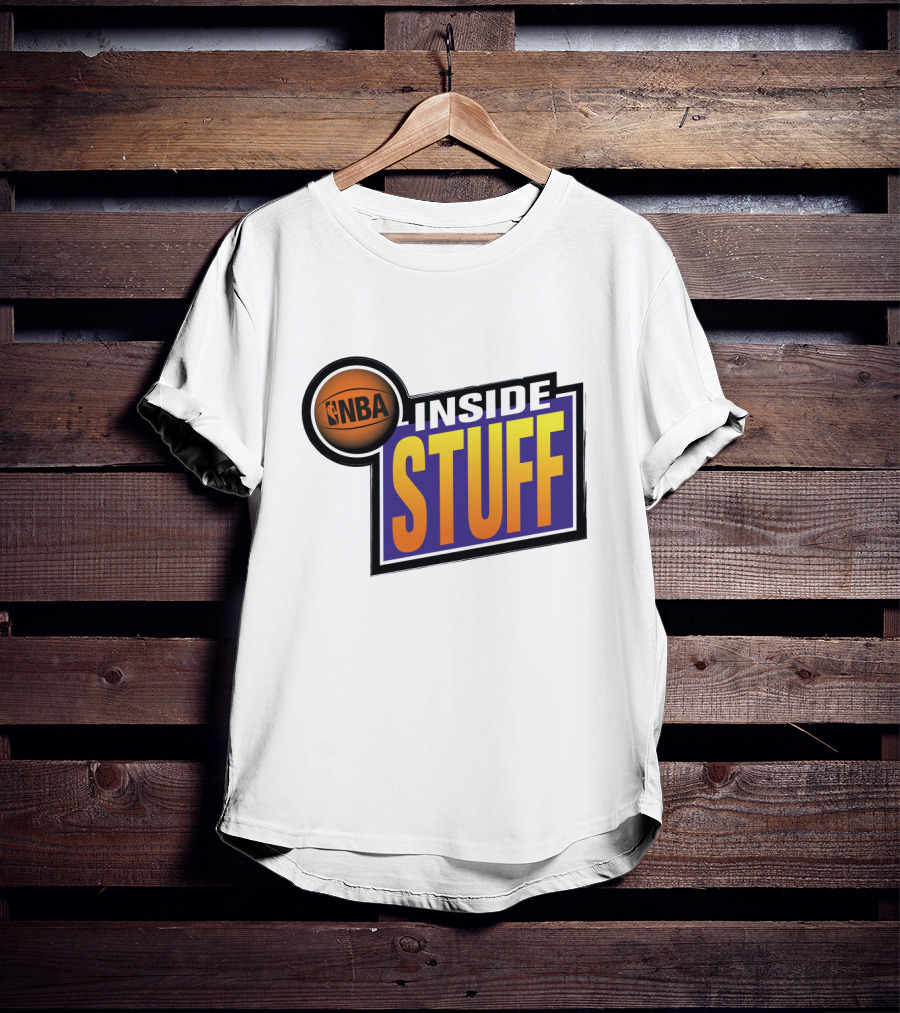 Ahmad Rashad NBA Inside Stuff Official Logo T-Shirt