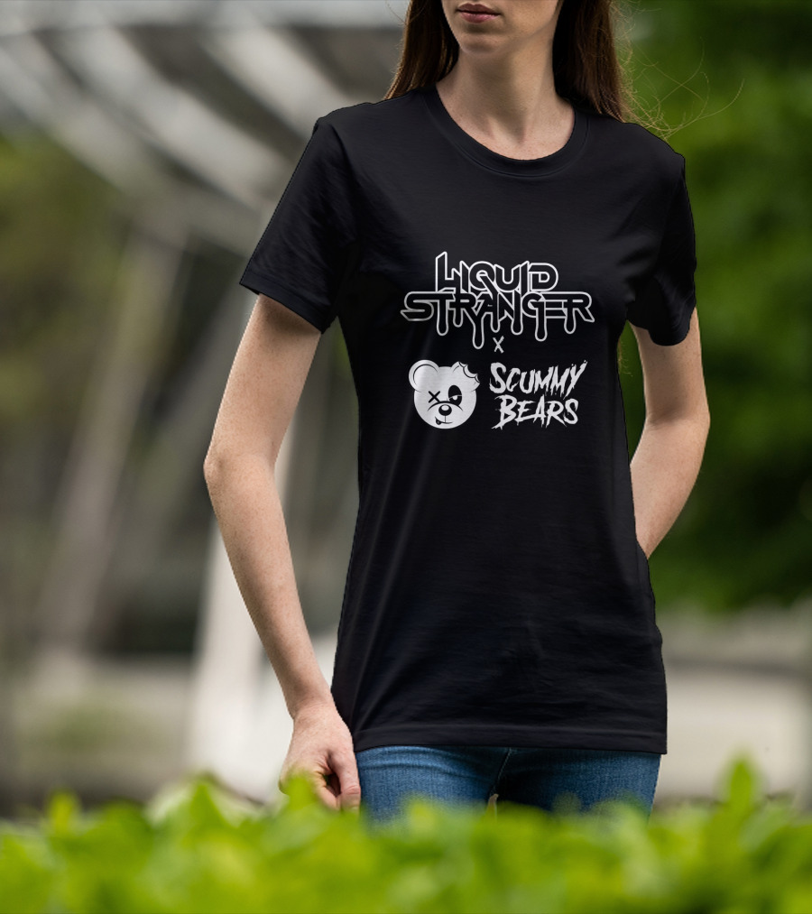 Liquid Stranger X Scummy Bears Collaboration T-Shirt