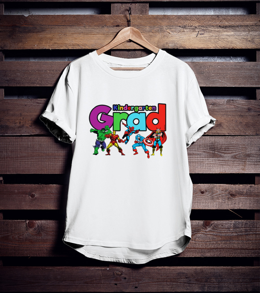 Kindergarten Grad Superhero T-Shirt