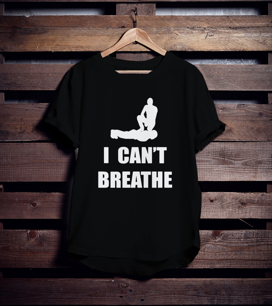 I CAN'T BREATHE Silhouette Protest T-Shirt