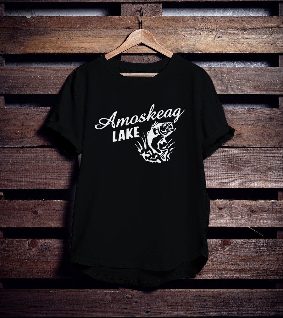 Amoskeag Lake Bass Fishing T-Shirt