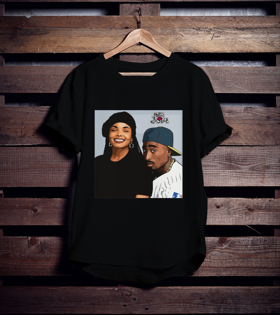Poetic Justice Janet Jackson Tupac Shakur Baseball Cap MLB T-Shirt