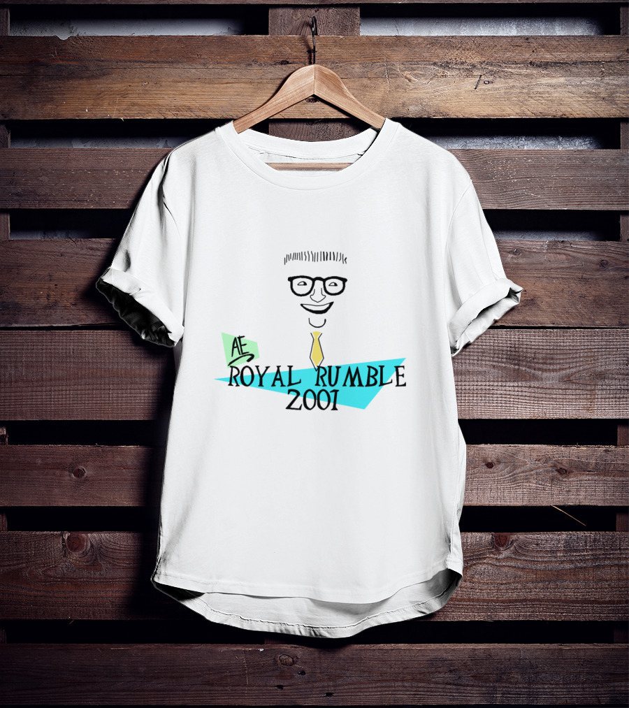 AE Royal Rumble 2001 Drew Carey T-Shirt