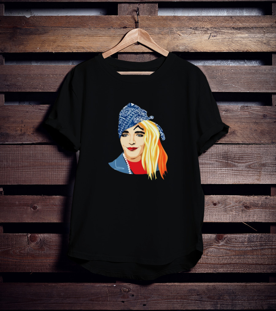 Shanaynay Shane Dawson Blue Bandana Blonde Hair T-Shirt
