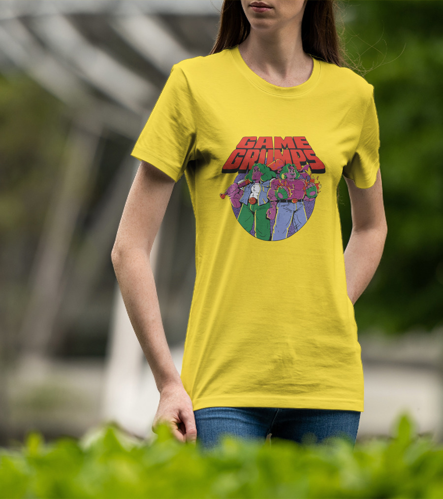 Game Grumps Retro Beat 'Em Up Characters Fiery Brawlers T-Shirt