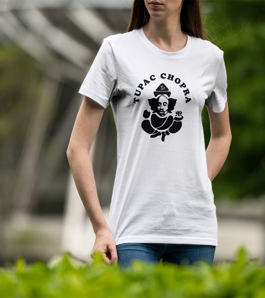 Tupac Chopra Meditation Iconic Mashup T-Shirt