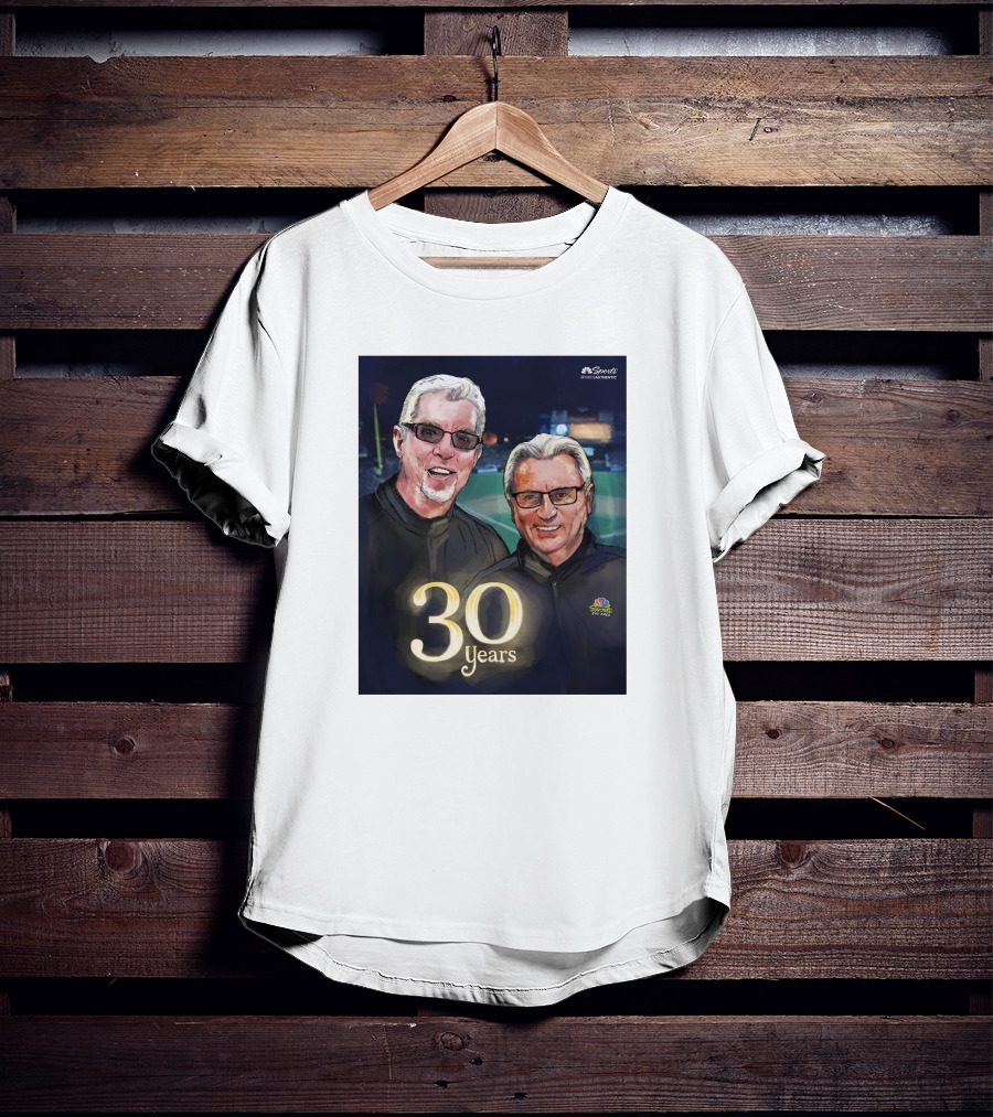 Kruk And Kuip 30 Years NBC Sports Giants Celebrating Broadcasting Legends T-Shirt