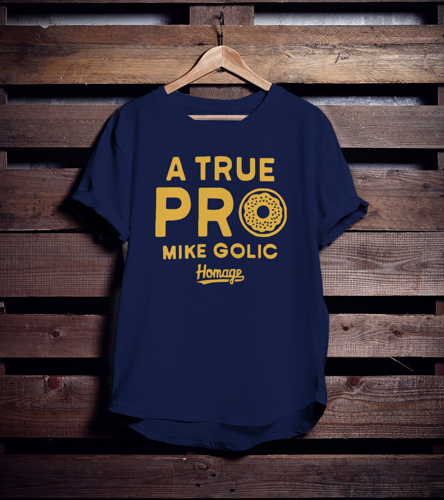 A True Pro Mike Golic Homage Donut T-Shirt