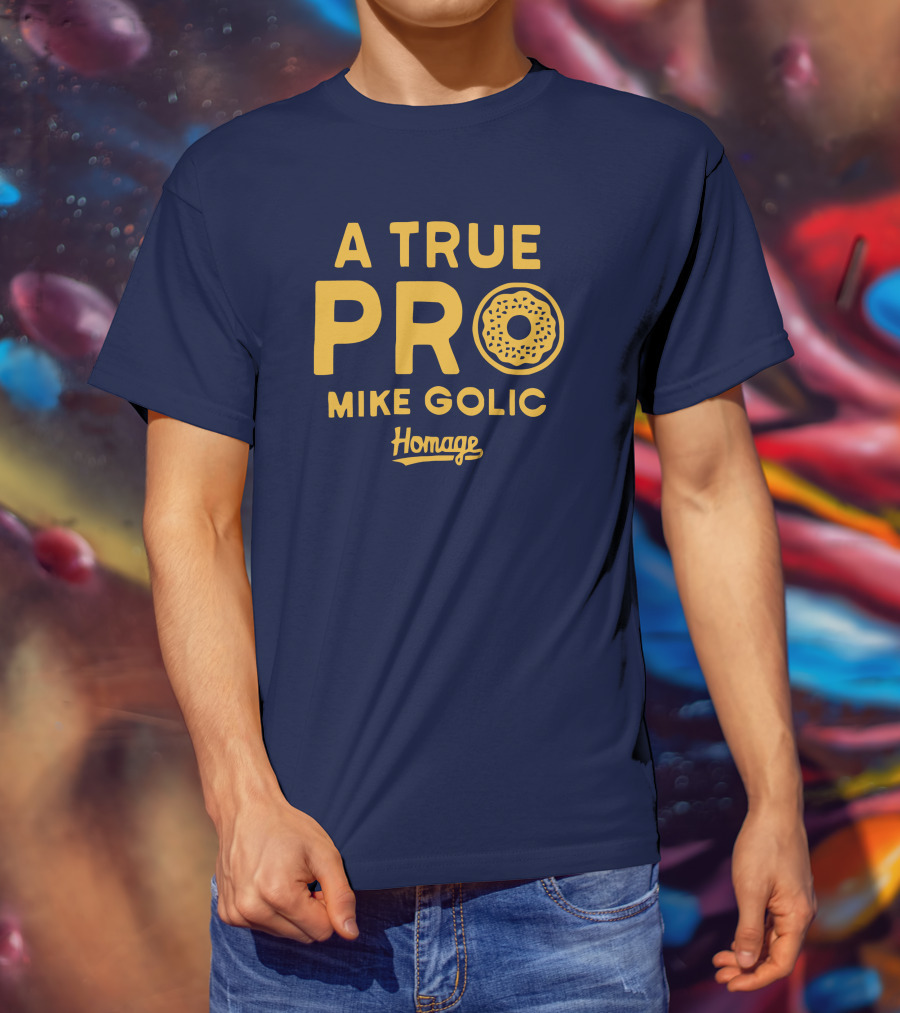 A True Pro Mike Golic Homage Donut T-Shirt