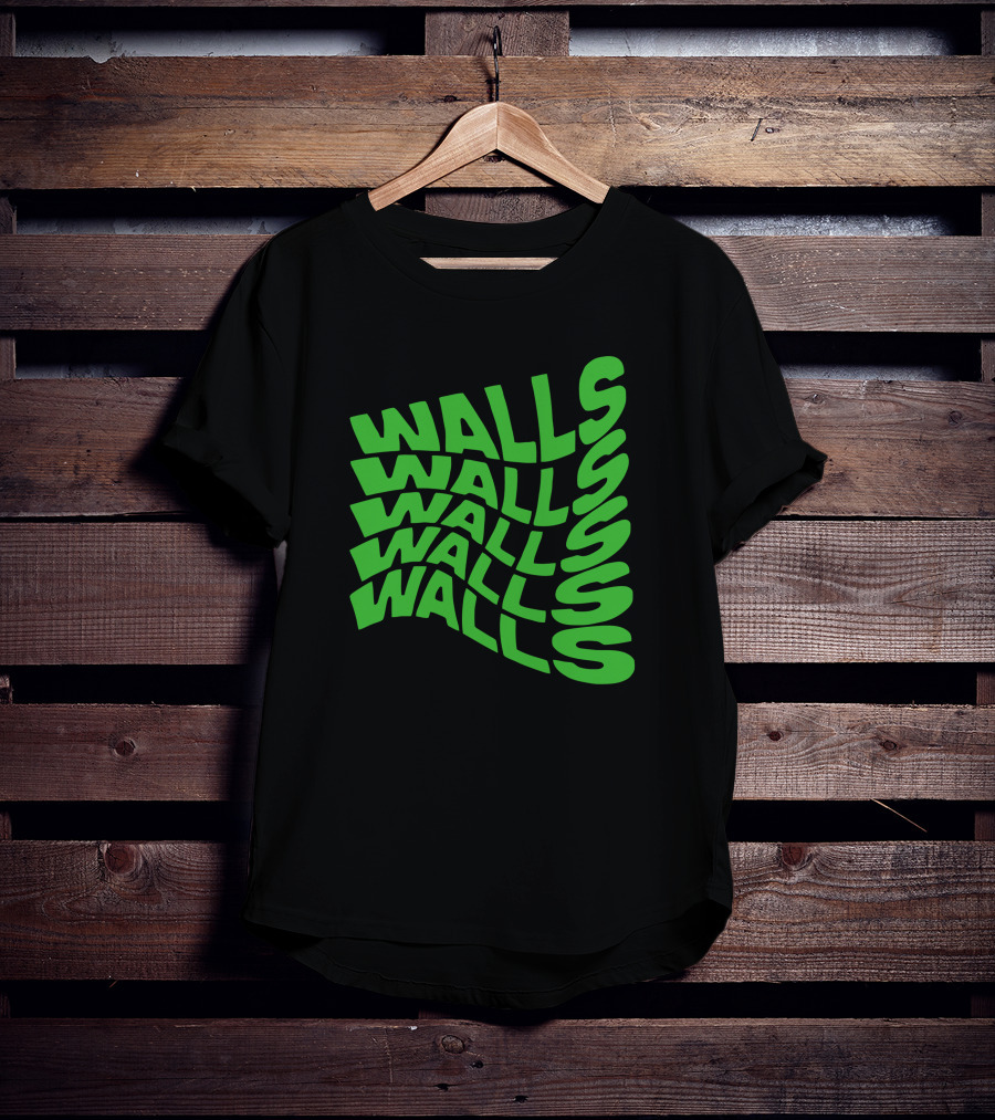 Louis Tomlinson Walls Text Green T-Shirt