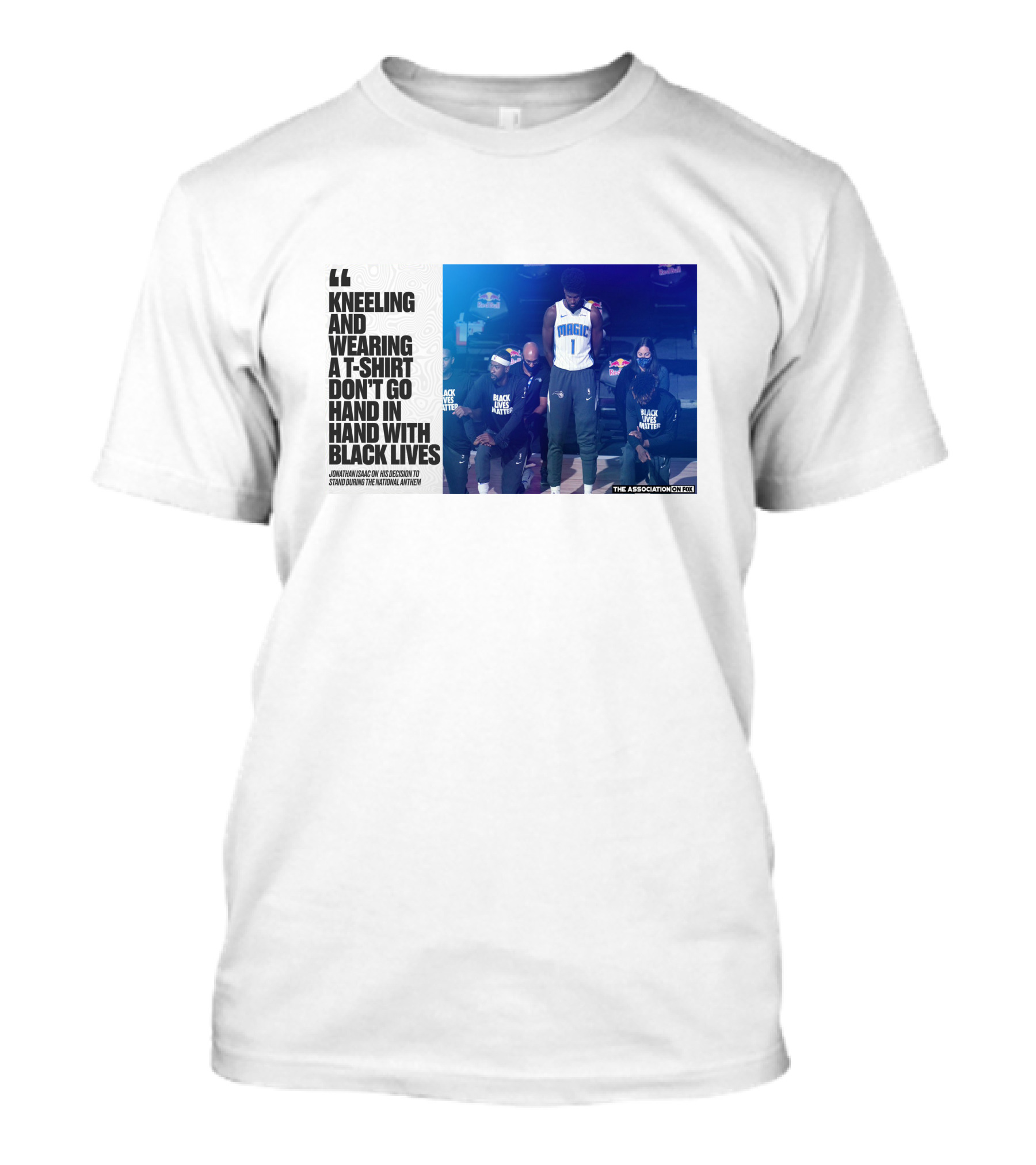 Jonathan Isaac Magic Jersey Quote Kneeling Black Lives T-Shirt