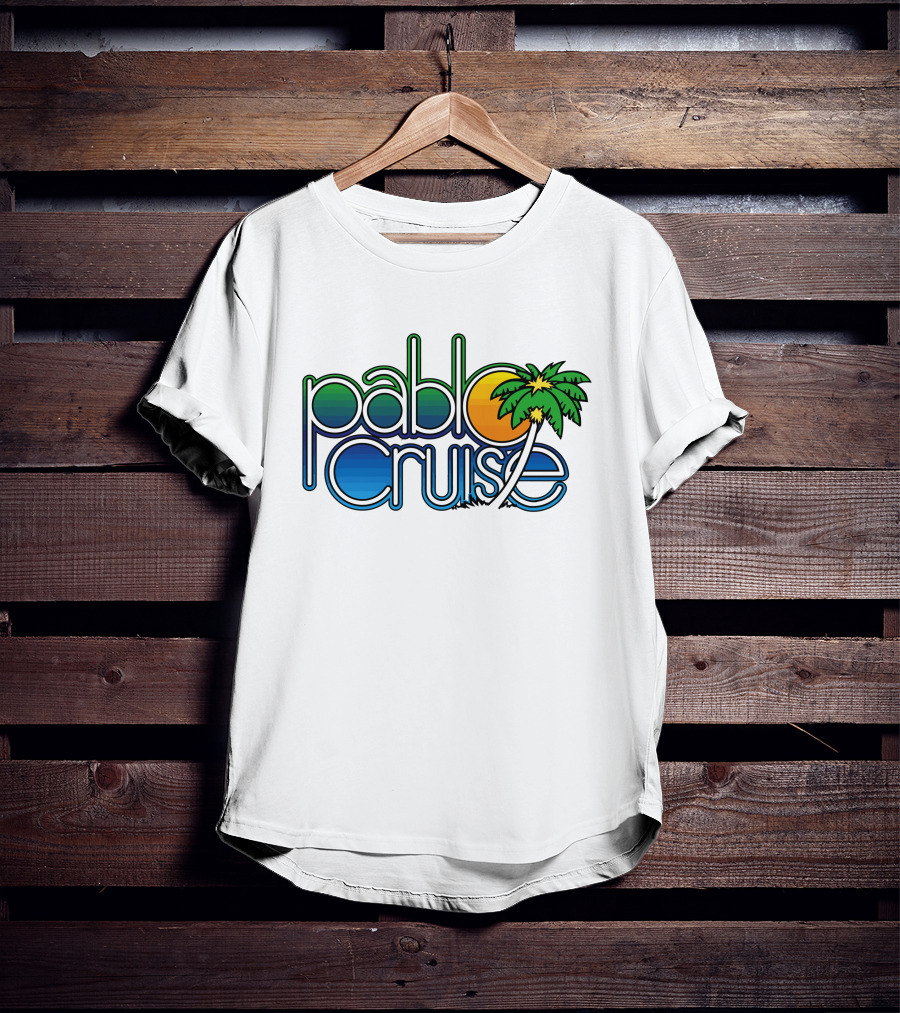 Pablo Cruise Logo Palm Tree Sun T-Shirt