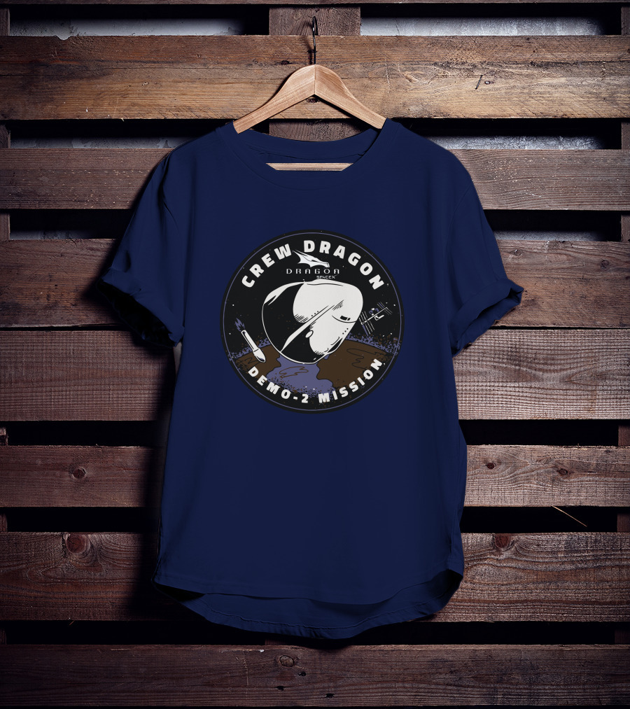 Crew Dragon Demo-2 Mission SpaceX T-Shirt