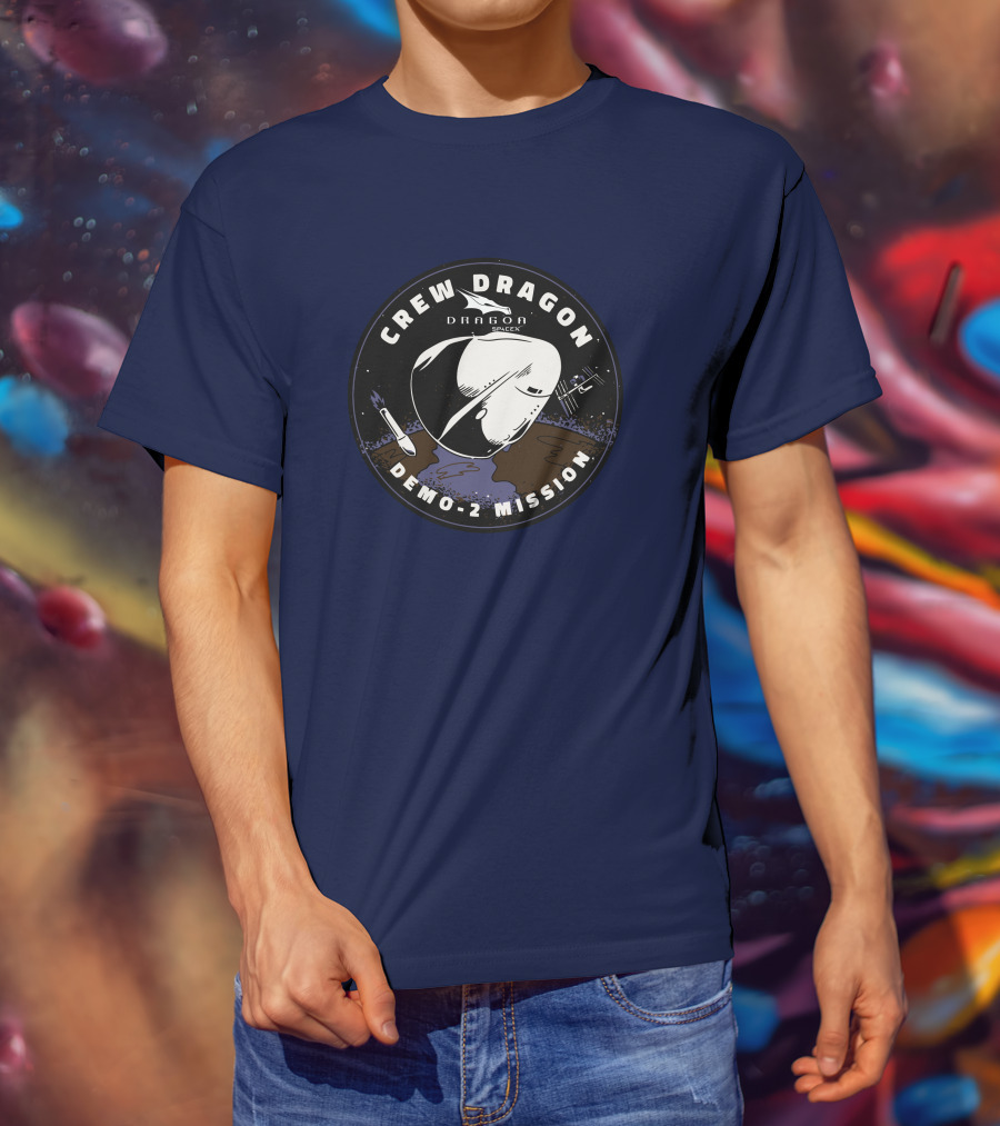 Crew Dragon Demo-2 Mission SpaceX T-Shirt