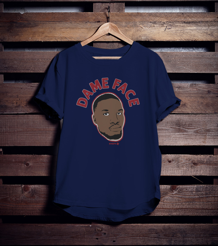 Dame Face Damian Lillard NBPA T-Shirt