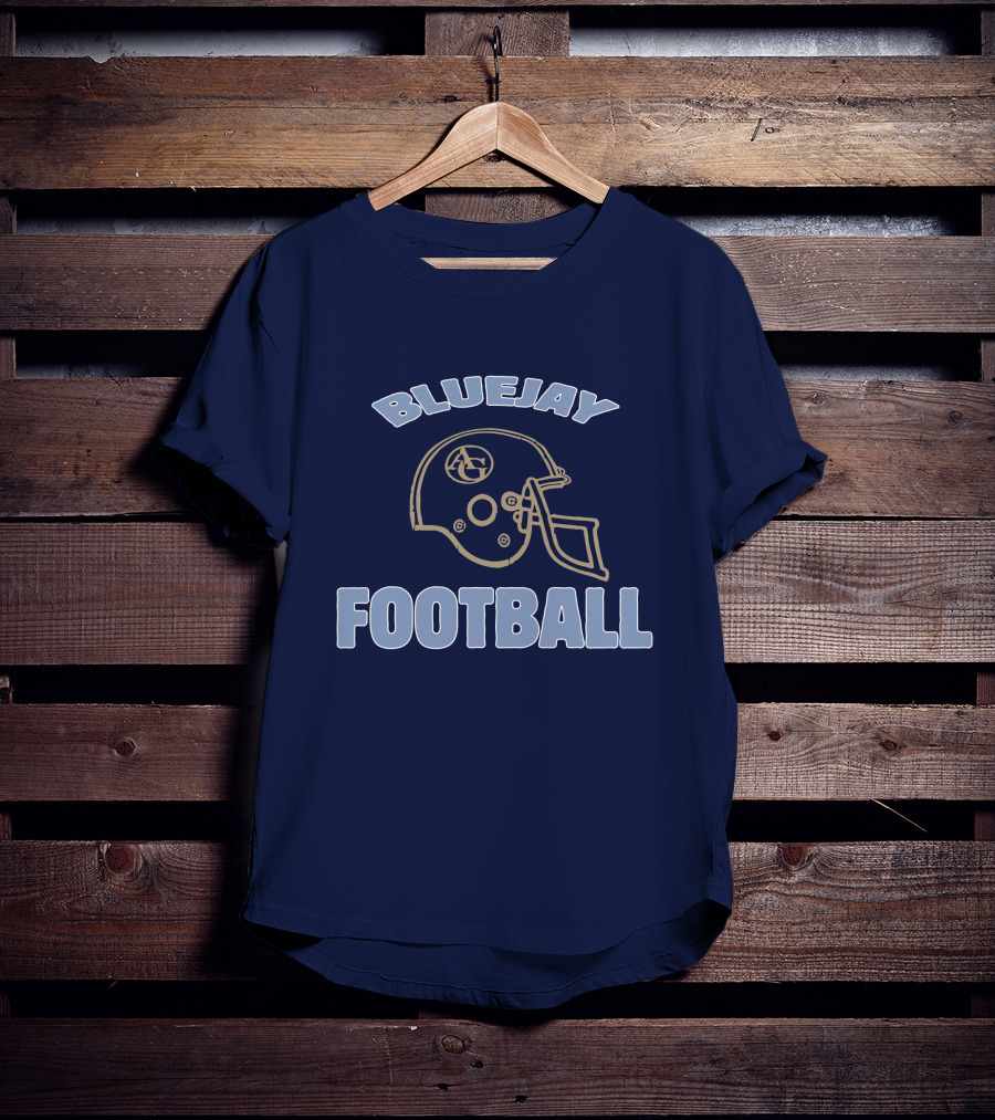 Bluejay Football AG Helmet T-Shirt