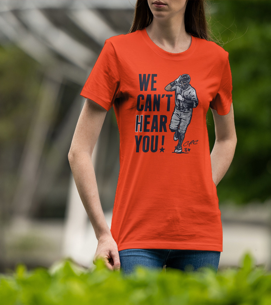 We Can't Hear You Baseball Celebration CFC 37 T-Shirt
