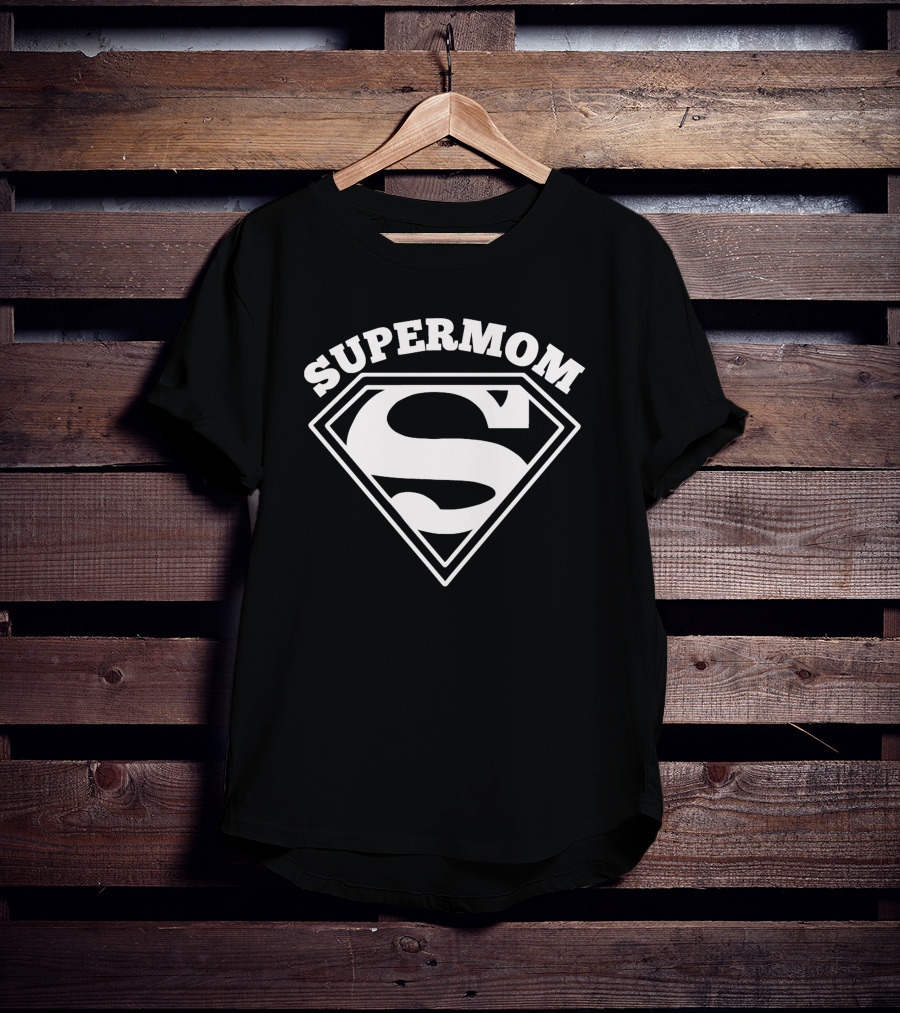 Supermom S Logo Power Emblem T-Shirt