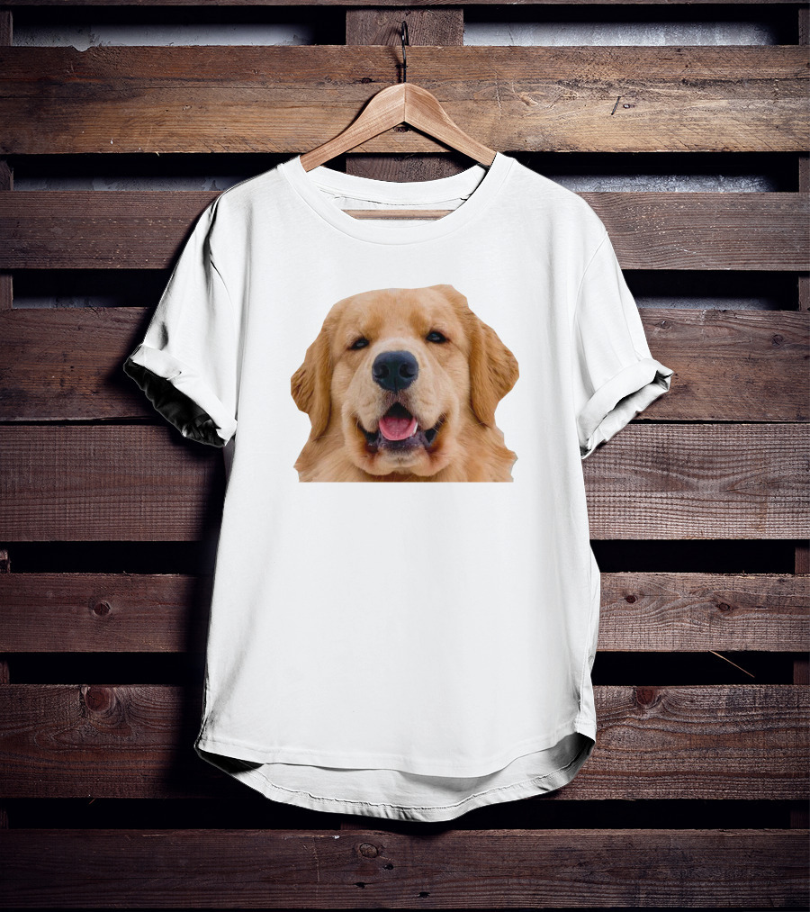Tucker Budzyn Golden Retriever Face T-Shirt