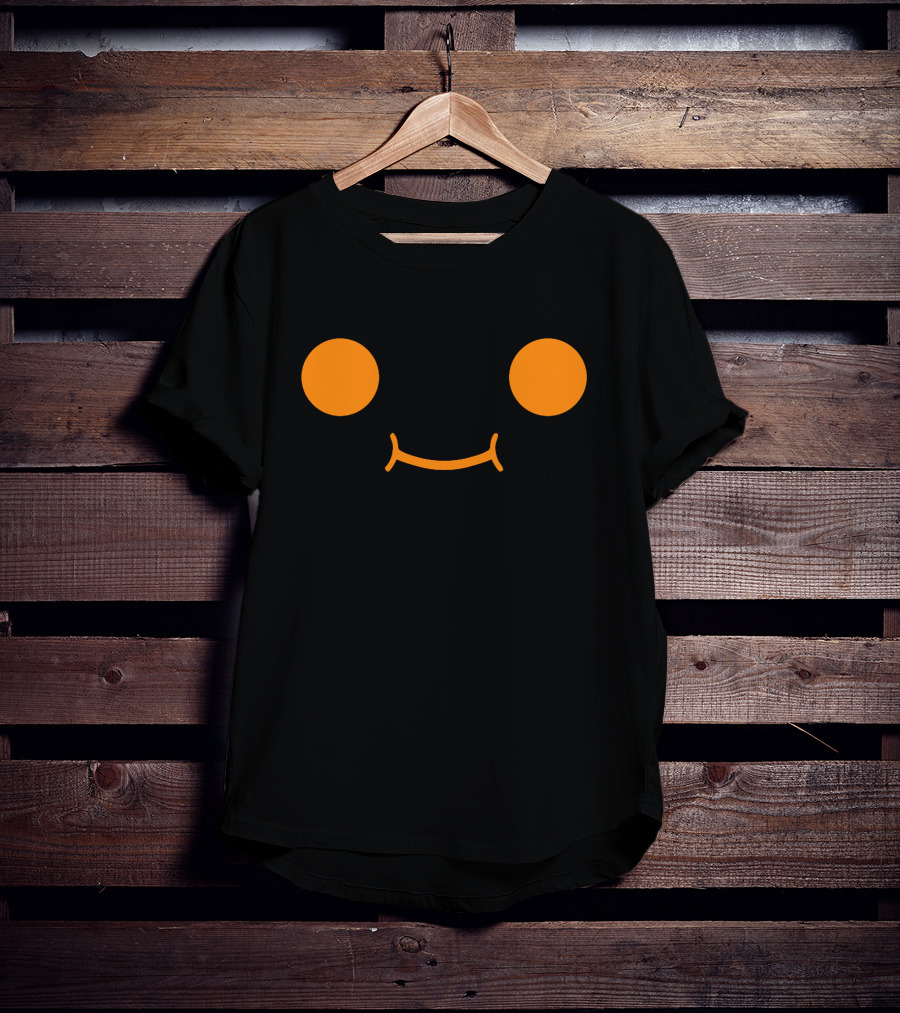 Fundy Smiley Face Minimalist Black-Shirt T-Shirt