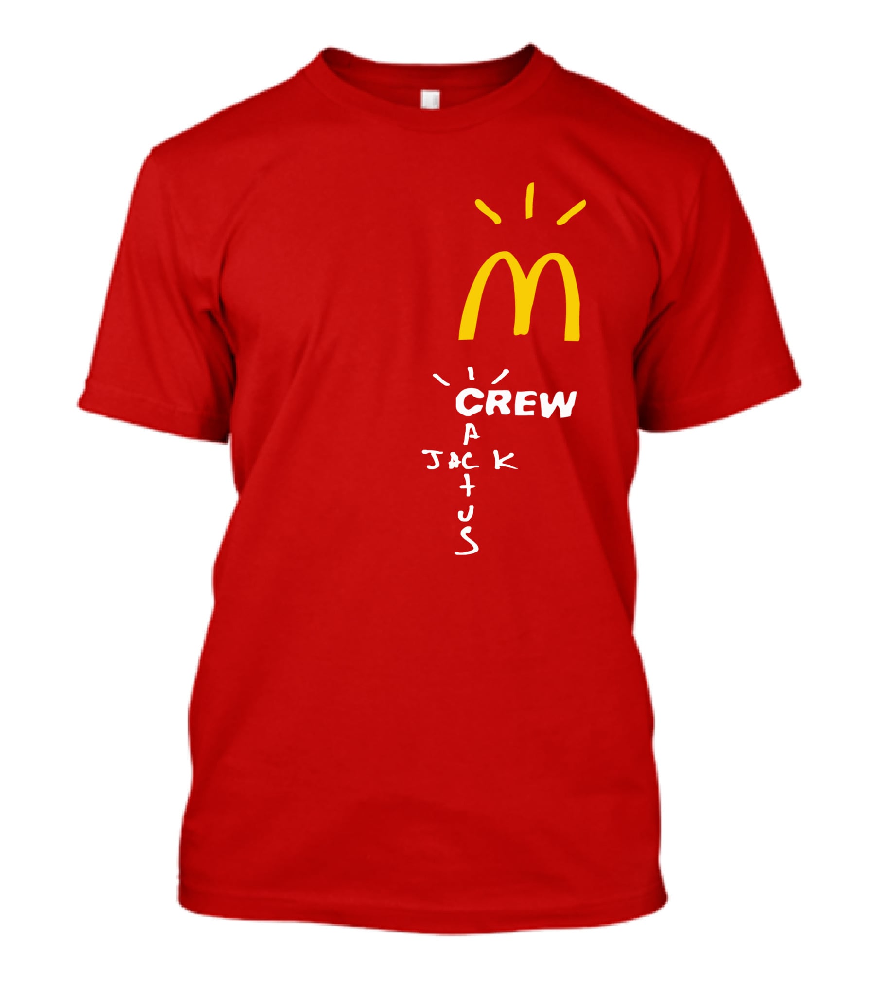 McDonalds Cactus Jack Crew Travis Scott Collaboration Toy T-Shirt