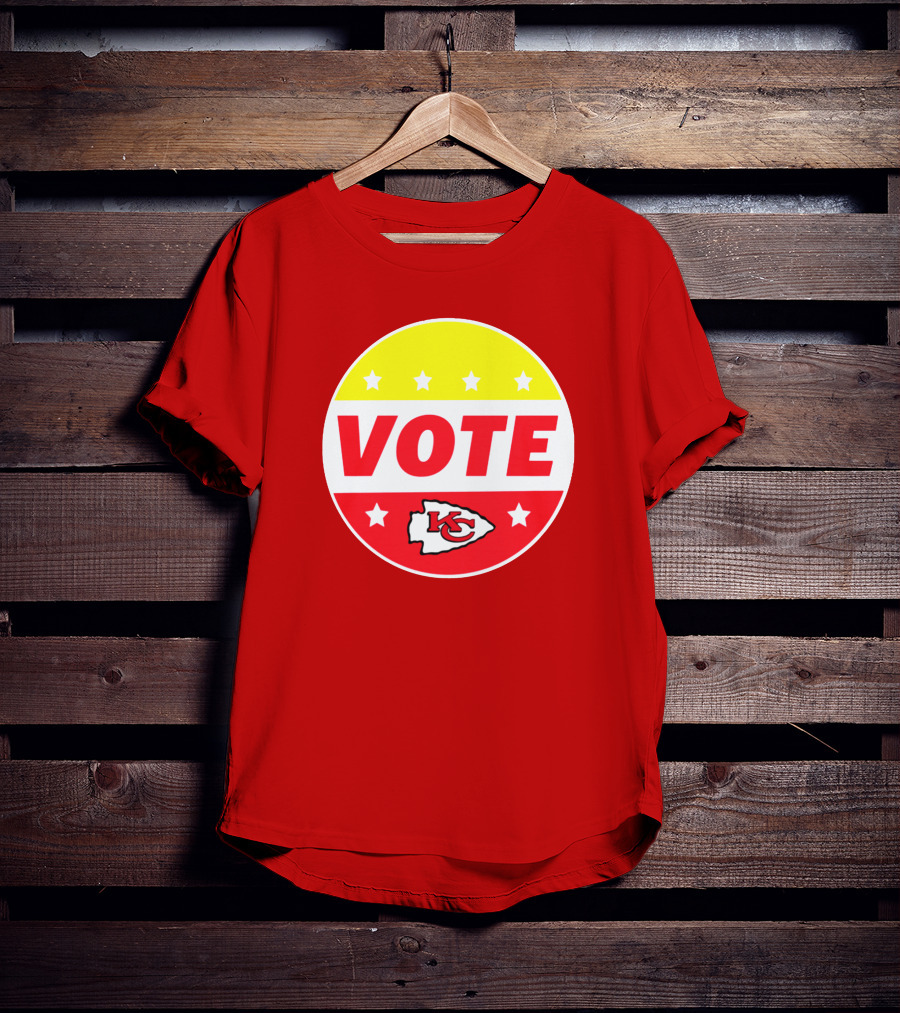 Vote Chiefs KC Red Stars Circle T-Shirt