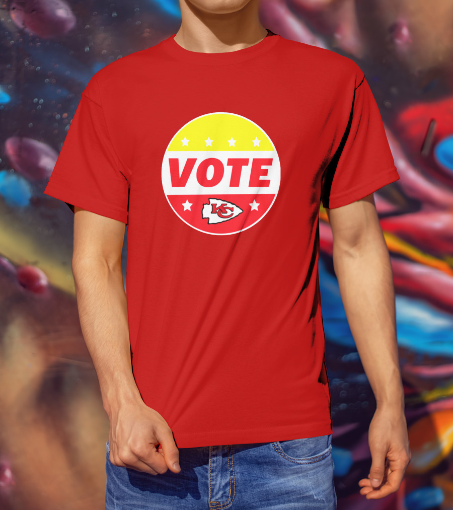 Vote Chiefs KC Red Stars Circle T-Shirt