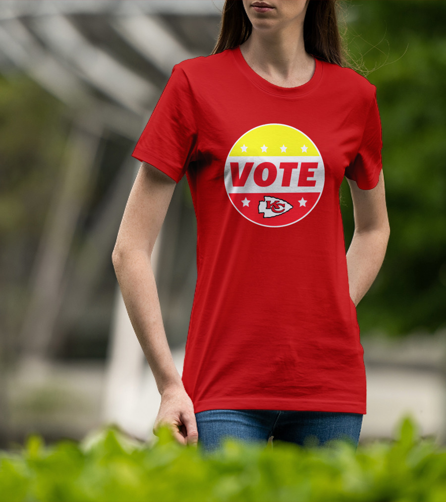 Vote Chiefs KC Red Stars Circle T-Shirt