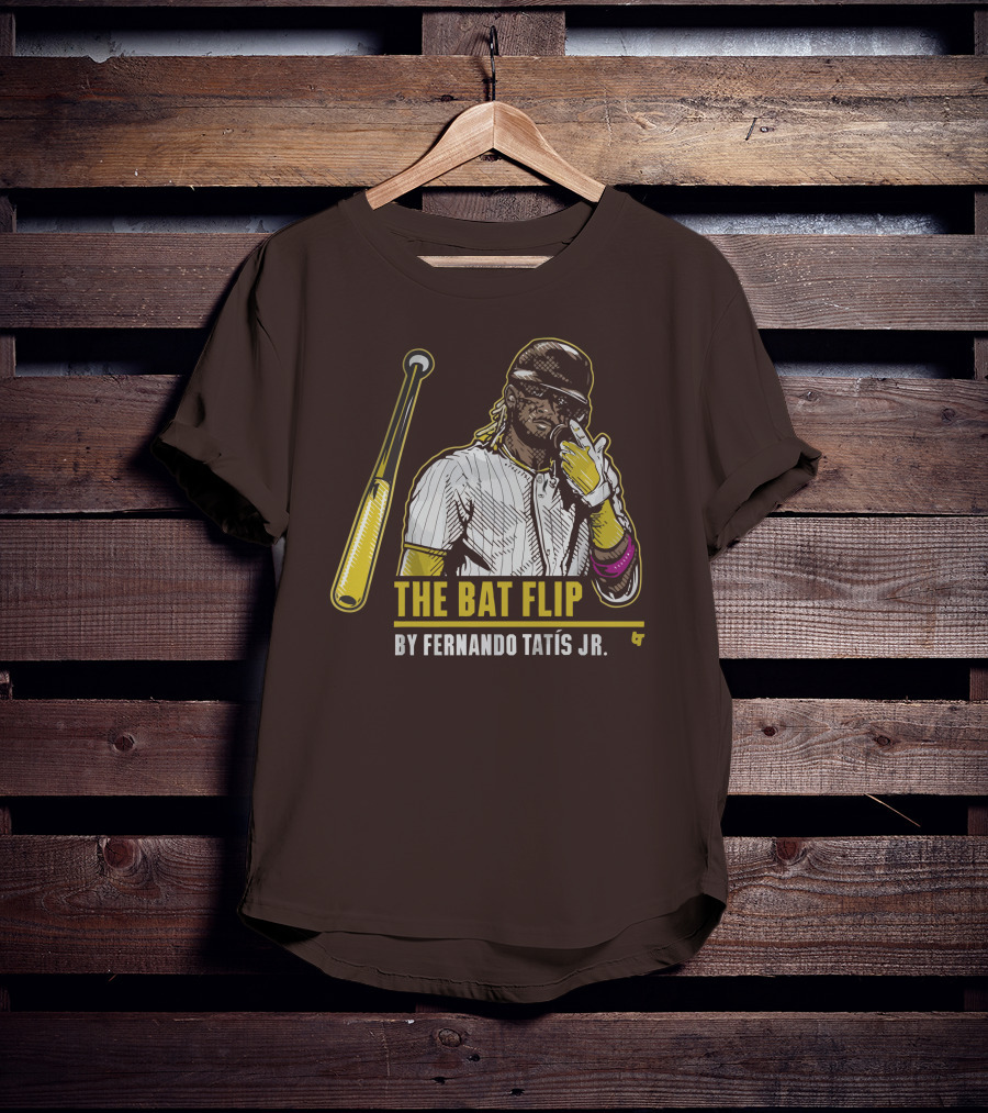 The Bat Flip By Fernando Tatis Jr. San Diego Padres T-Shirt