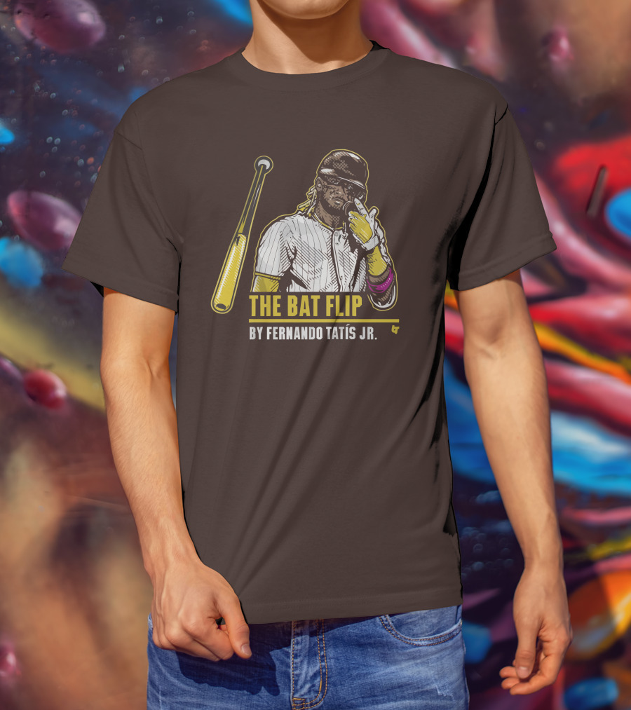 The Bat Flip By Fernando Tatis Jr. San Diego Padres T-Shirt