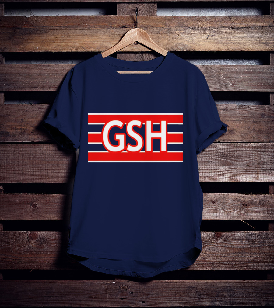 GSH Chicago Bears Stripe Emblem T-Shirt