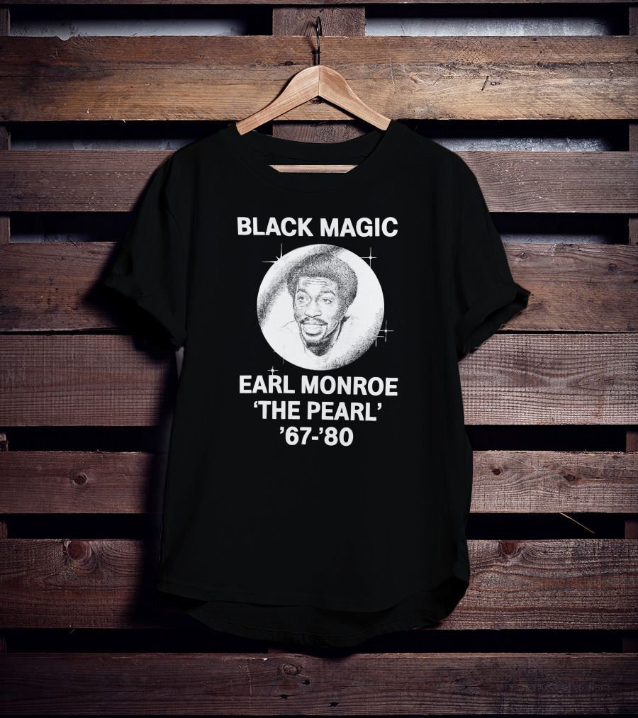 Black Magic Earl Monroe 'The Pearl' '67-'80 T-Shirt