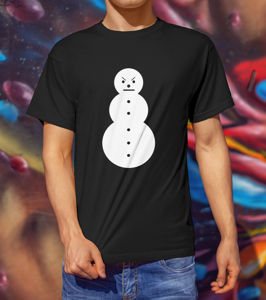 Young Jeezy Snowman Angry Simple T-Shirt