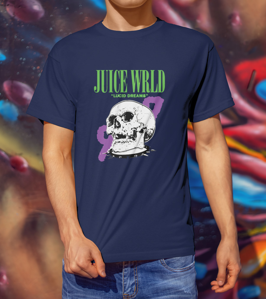 JUICE WRLD LUCID DREAMS 999 Skull T-Shirt