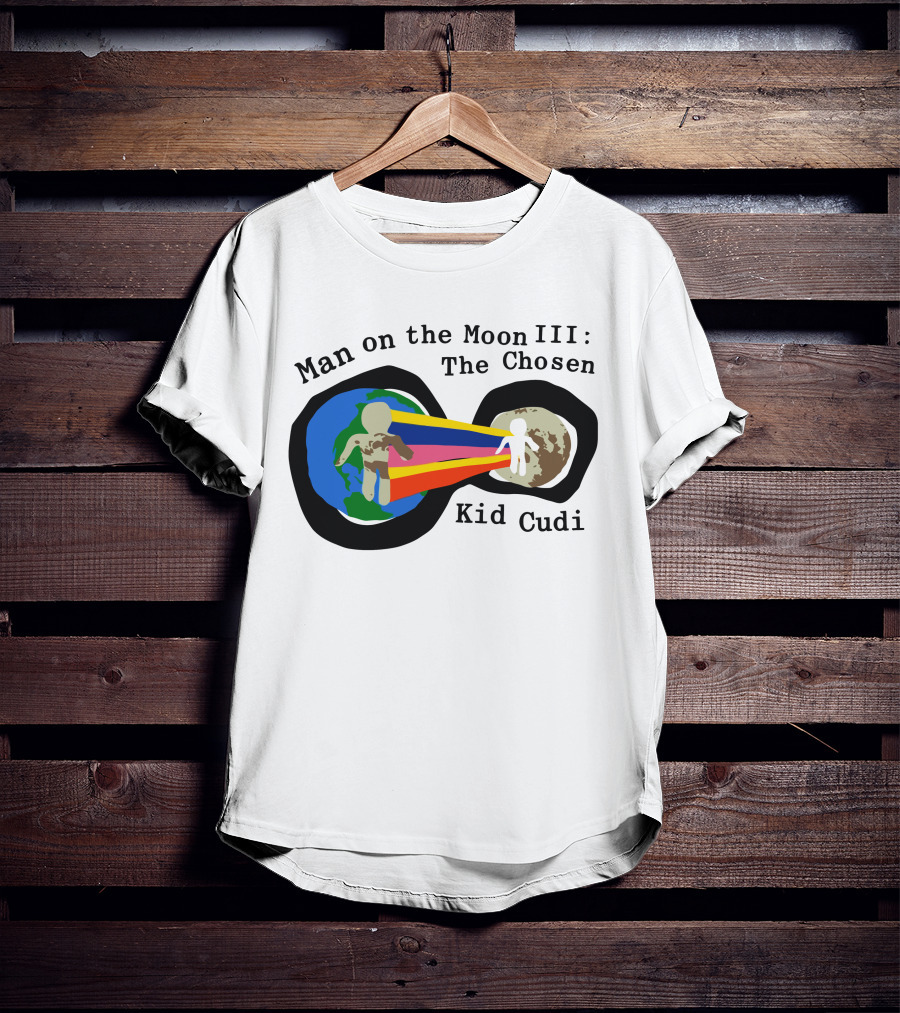 Man On The Moon III: The Chosen Kid Cudi CPFM For MOTM III Heaven On Earth T-Shirt