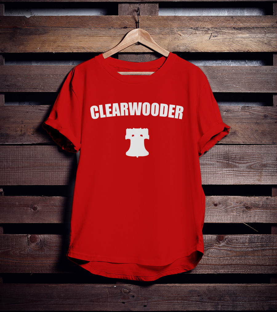 Clearwooder Liberty Bell Icon Red T-Shirt