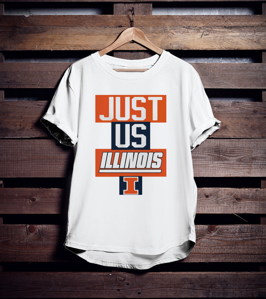 Just Us Illinois Fighting Illini I T-Shirt