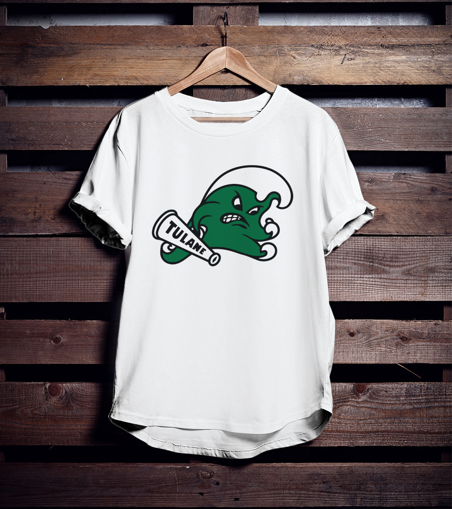 Tulane Angry Wave Halter Top T-Shirt