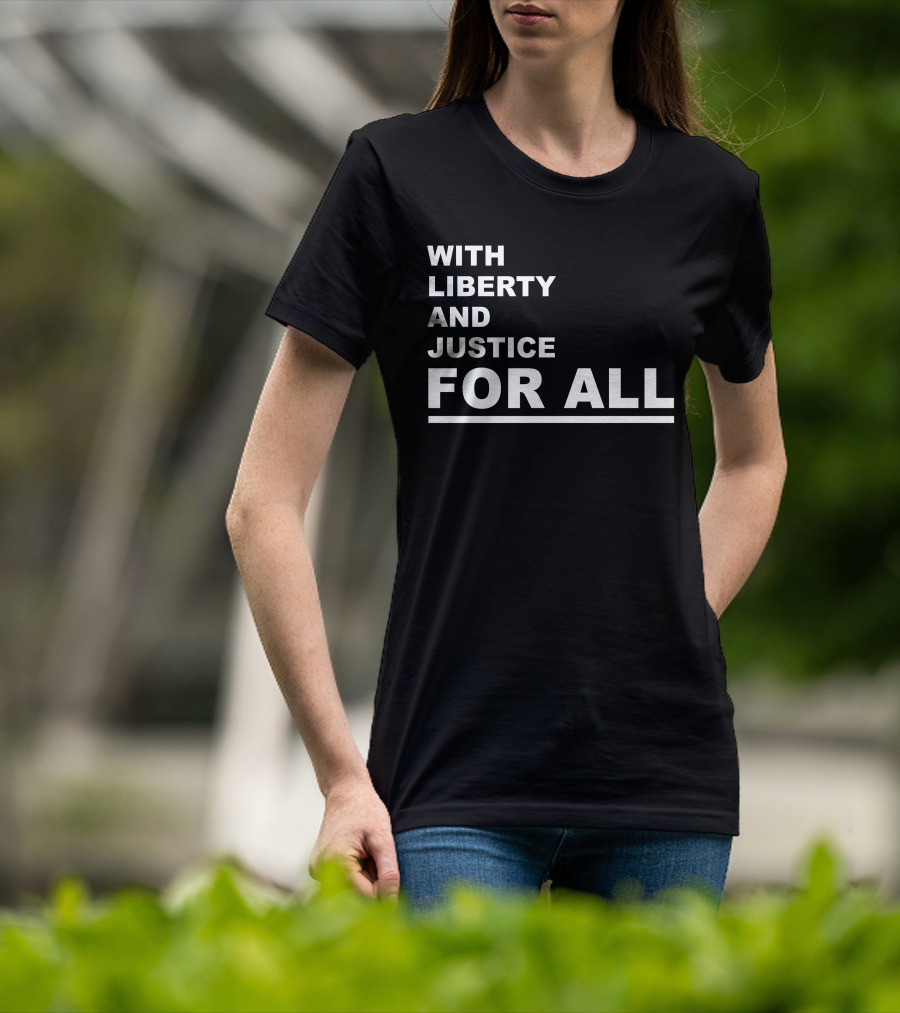 Daunte Wright With Liberty And Justice For All T-Shirt