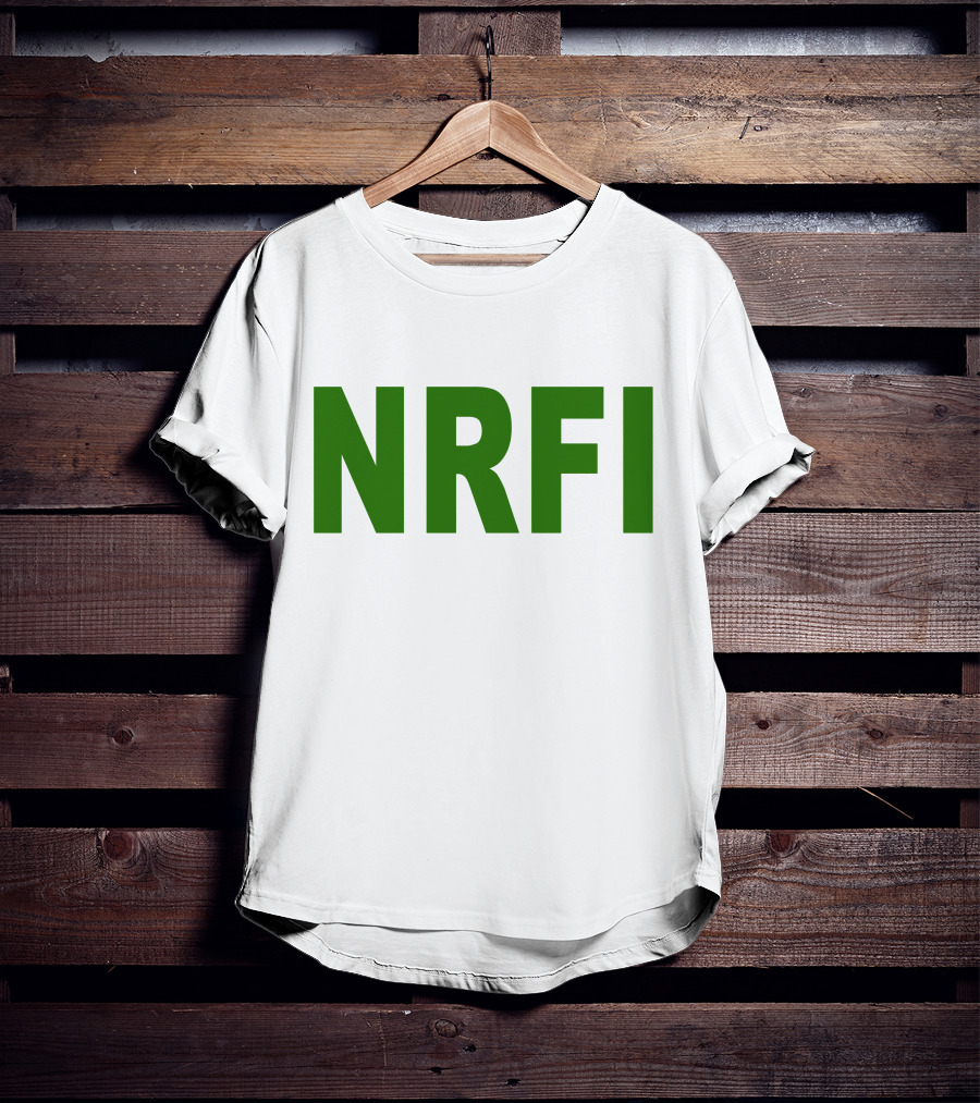 NRFI No Run First Inning Sports Betting Fan T-Shirt
