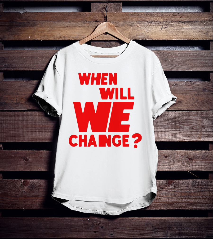 Lewis Hamilton When Will We Change? T-Shirt