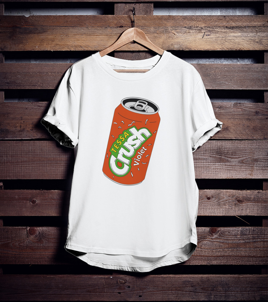 Tessa Violet Crush Soda Can T-Shirt