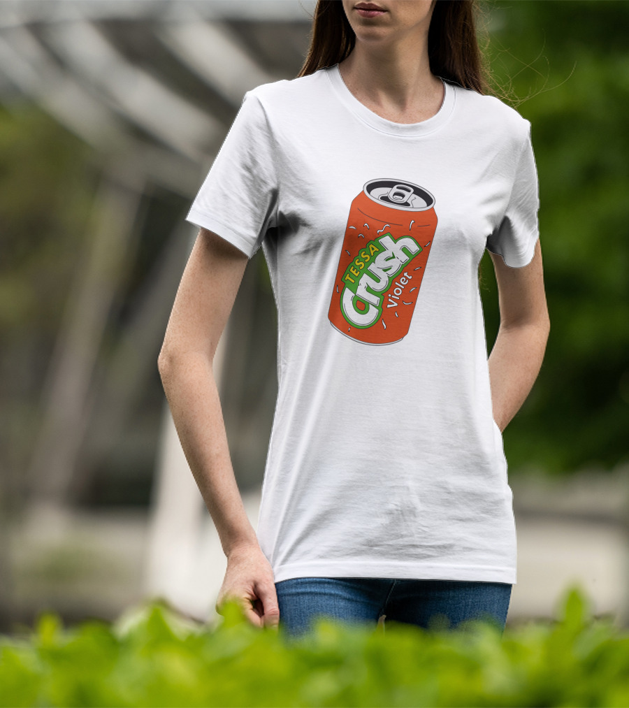 Tessa Violet Crush Soda Can T-Shirt